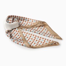 Women's scarf minku rr 70*70 cm, col. lactic