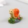 Figure for Florarium Polystone "Snail in a clearing" MIX 4x3x3.3 cm