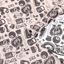 Package paper, glossy 