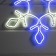 Neon figure "Snowflake", 37 cm, 288 LED, 12 V, 8 modes, glow of blue/white