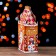 Gingerbread gift box 16.7 x 10.1 x 34.5 cm