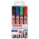 A set of permanent markers 4 -cv 3.5 mm Brauberg Ultra Marker, round 152208