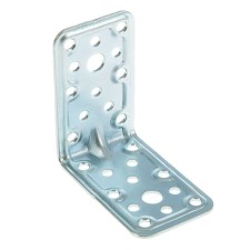 Fixed coin -reinforced 82 x 82 x 50 x 2 mm, galvanized