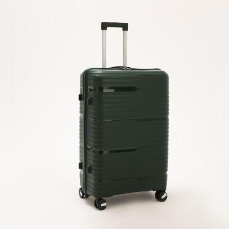 Big suitcase 28 ", lightning department, code castle, 4 wheels, green color-1
