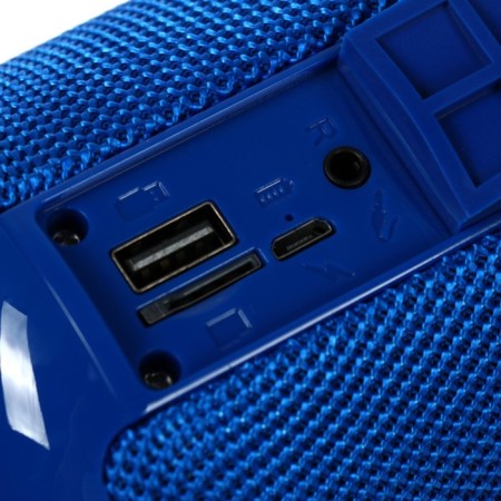 Portable column Hoco HC1, 5 W, 1200 mAh, BT5.0, Microsd, USB, AUX, FM radio, blue-5