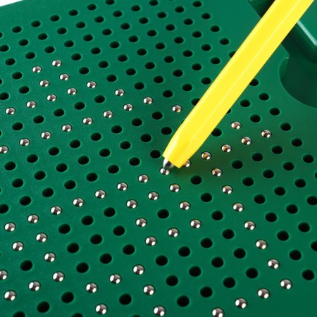 The training tablet “Magnetic drawing: mi-mi-Mimka”, 380 holes, green color-6