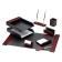 Set of desktop galant "sirius" made of wood, 8 items, color "red tree/black" 238162