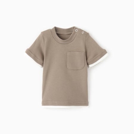 T-shirt T-shirt, I am Basic Line, height 74-80 cm, brown