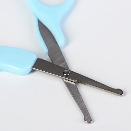 Children's manicure set, 2 items: scissors, tweezers, from 0 months., Mix colors-3