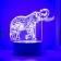 Light "Elephant" LED white 16x9.5x13 cm Risalux