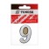 Door digit "9" tundra, plastic, chromium color, 1 pc.