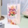 Postcard "Happy Anniversary!" Glitter, Congrev, purple background, 12.5 x 19.4 cm