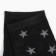 Children's socks, black/stars, size 22-24