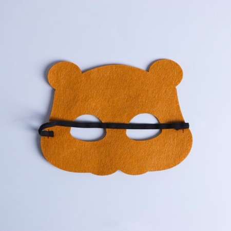 Carnival mask "Bear" felt-3