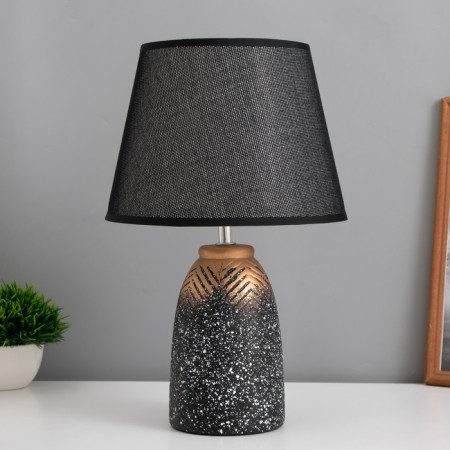 Table lamp "Kiu" 1x40W E14 black/gold 22x22x34cm