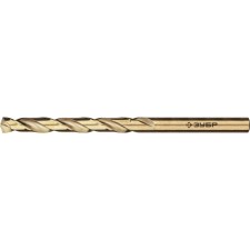 Zubrov metal drill, steel P6M5K5, cylindrical shank, 5.5 x 93mm, class A