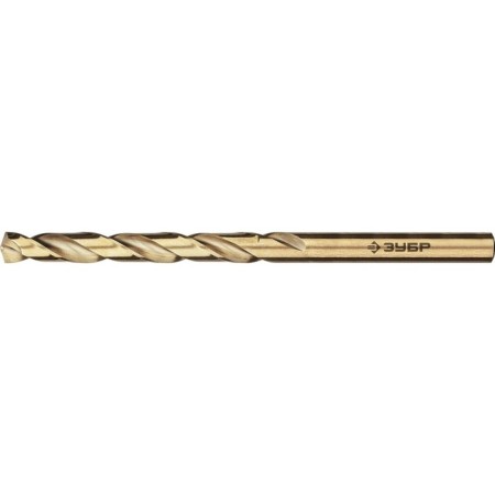 Zubrov metal drill, steel P6M5K5, cylindrical shank, 5.5 x 93mm, class A