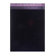 A set of 10 pieces of envelopes with an air-pussy film 26x36cm, black