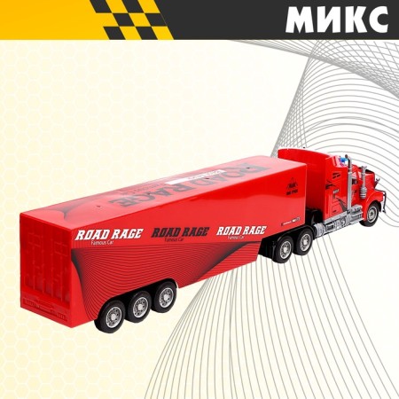 Radio -controlled truck "Fur", works on batteries, lighting effects, mix-10