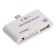 Cartridder -otg Luazon LNCR-100, MicroUSB adapter, USB, Microsd, SD, white