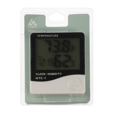 Thermometer Luazon LTR-14, electronic, temperature sensor, humidity sensor, white-5