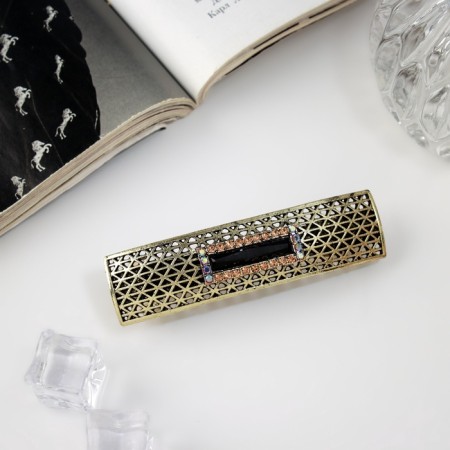 Loard "Rose" straight, 8.5 cm, dark gold