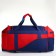 Sports bag with a lightning lining, 3 external pockets, blue/red color