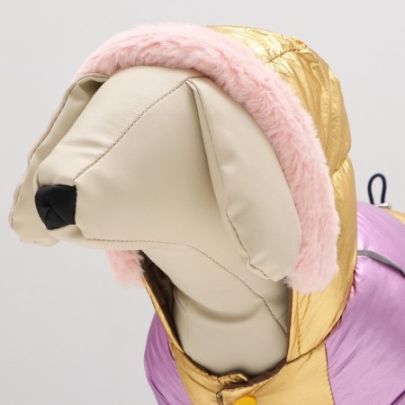 Kombinozon "Blik" with a weight, size 10 (DS 25 cm, OG 34 cm, Osh 24 cm), gold-lavender-4