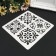 Stencil plastic "Tiles azulezh 4 drawings" 15x15 cm