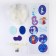 A set of felt with perforation "Anna, Elsa and Olaf", a cold heart