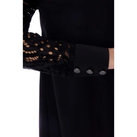 Women's tunic, size 42, black color-4