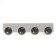 Lamp "BISO" 8XLED 8W 4000K IP66 white 19x4.5x8 cm