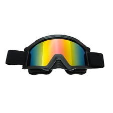 Glass-mask for motorcycle driving, glass tinted, black color, om-2