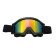 Glass-mask for motorcycle driving, glass tinted, black color, om-2