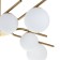 Lamp on the rod 8x40W G9, size 79x79x38 cm