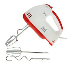 Mixer Sakura SA-6313R, manual, 150 watts, 7 speeds, white-red