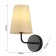 Wall lamp PFEFFERLING 150 mm, 230 mm, E14 40W