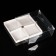 Box for mousse cakes 4 pieces, 17x17x6 white