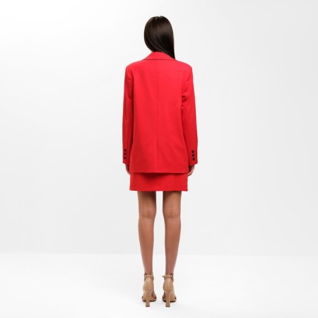 Jacket female single -breasted mist p. 42, red-2