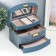 Casket to the leatherette for decorations chest "Blue python" Combined 13x15x21.5 cm
