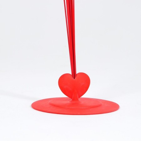 Star for balloons with a stand, 11 balls, red color-1