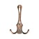 Hook furniture tundra TKT004, three -rod, copper