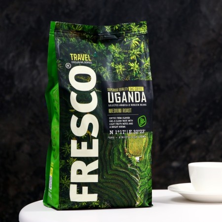 Fresco Uganda coffee, grain, 900 g