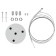 LED LED Era Geometria SPO, 800x800x80 mm, IP40, 51W, 3900LM, 4000K, White