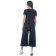Female suit, size 46, dark blue color