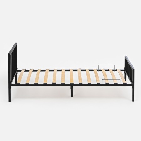 Metal collapsible bed with ORT. Osn Venus 900x1900 black-3