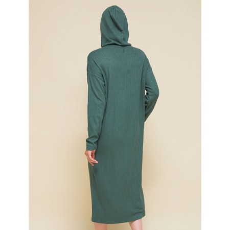 Women's dress, size 48, green color-2