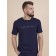 Male T-shirt, size XL, dark blue color