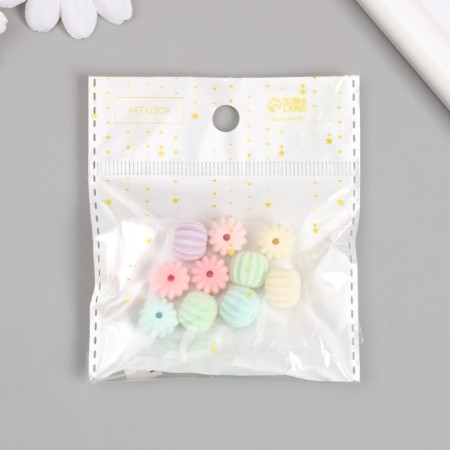 Busina for creativity velvet spraying "Ribbed. Delicate shades" 1x1.2x1.2 cm-3