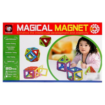 Magnetic designer "Magic Magnet", 20 parts-3